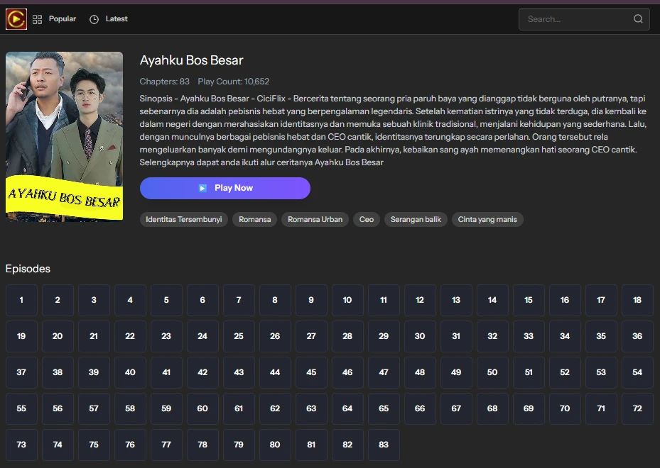 Ayahku Bos Besar - Sinopsis