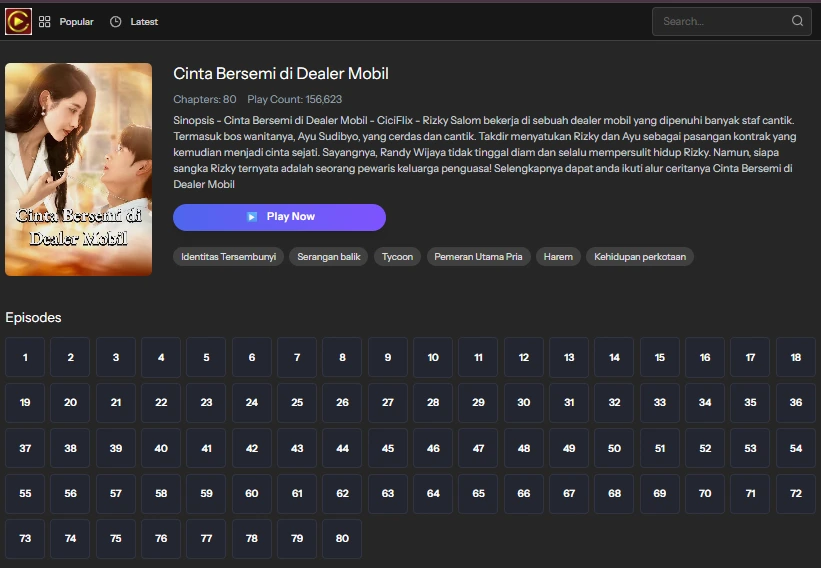 Cinta Bersemi di Dealer Mobil - sinopsis