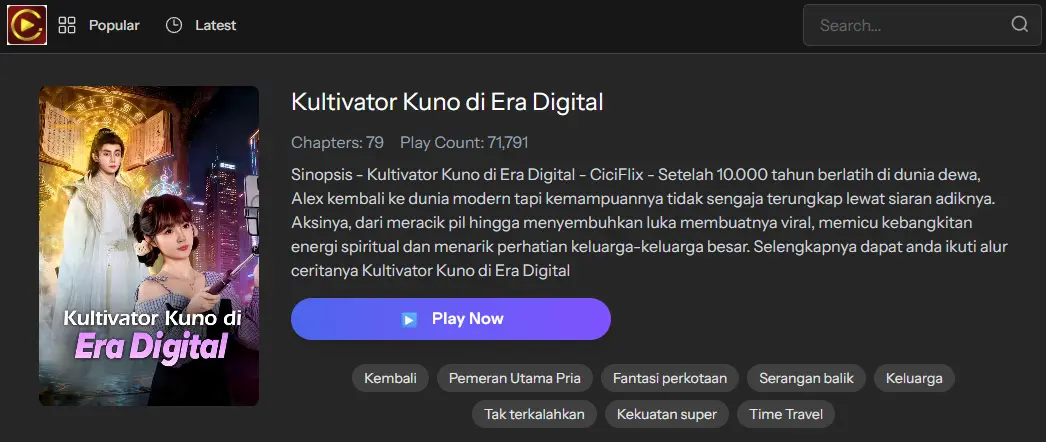 Kultivator Kuno di Era Digital - Sinopsis