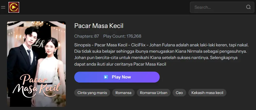 Pacar Masa Kecil - Sinopsis